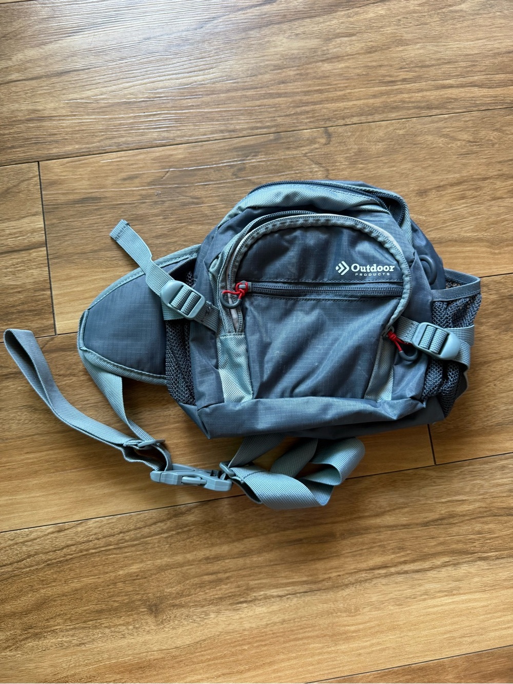 Outdoor Products Padded Gray Waist Bag Fanny Pack